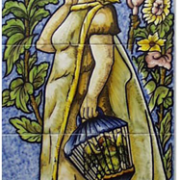 e) Columna 10 rajoles 20x20. Total 100x40cms.